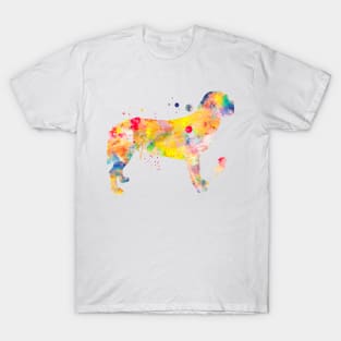 Alpine Dachsbracke Dog Watercolor Painting - Yellow T-Shirt